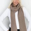 Tilbehor Natura Cashmere | Asta Taupe Scarf