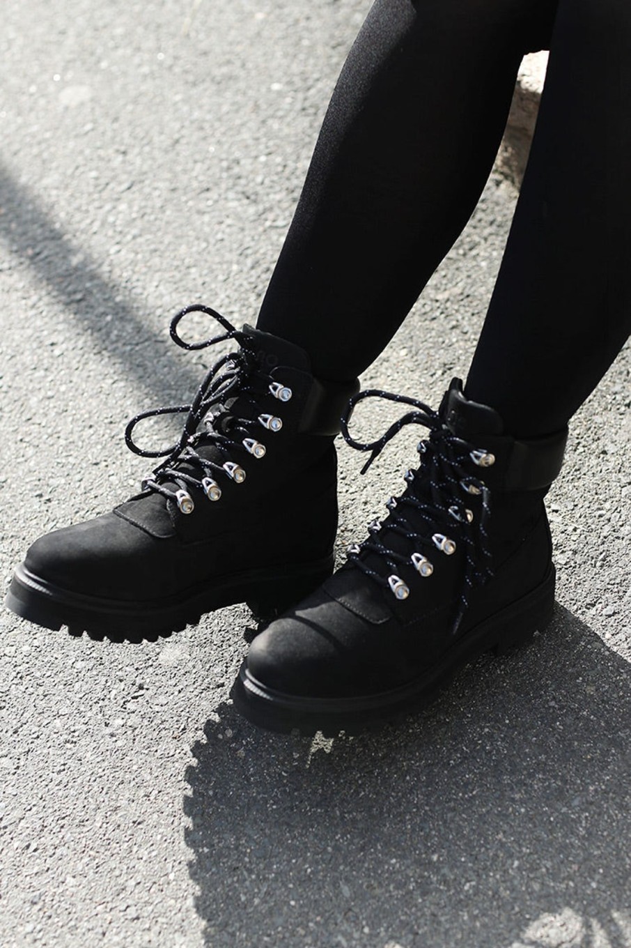 Tilbehor Mono | Dici Nubuck Boots Black