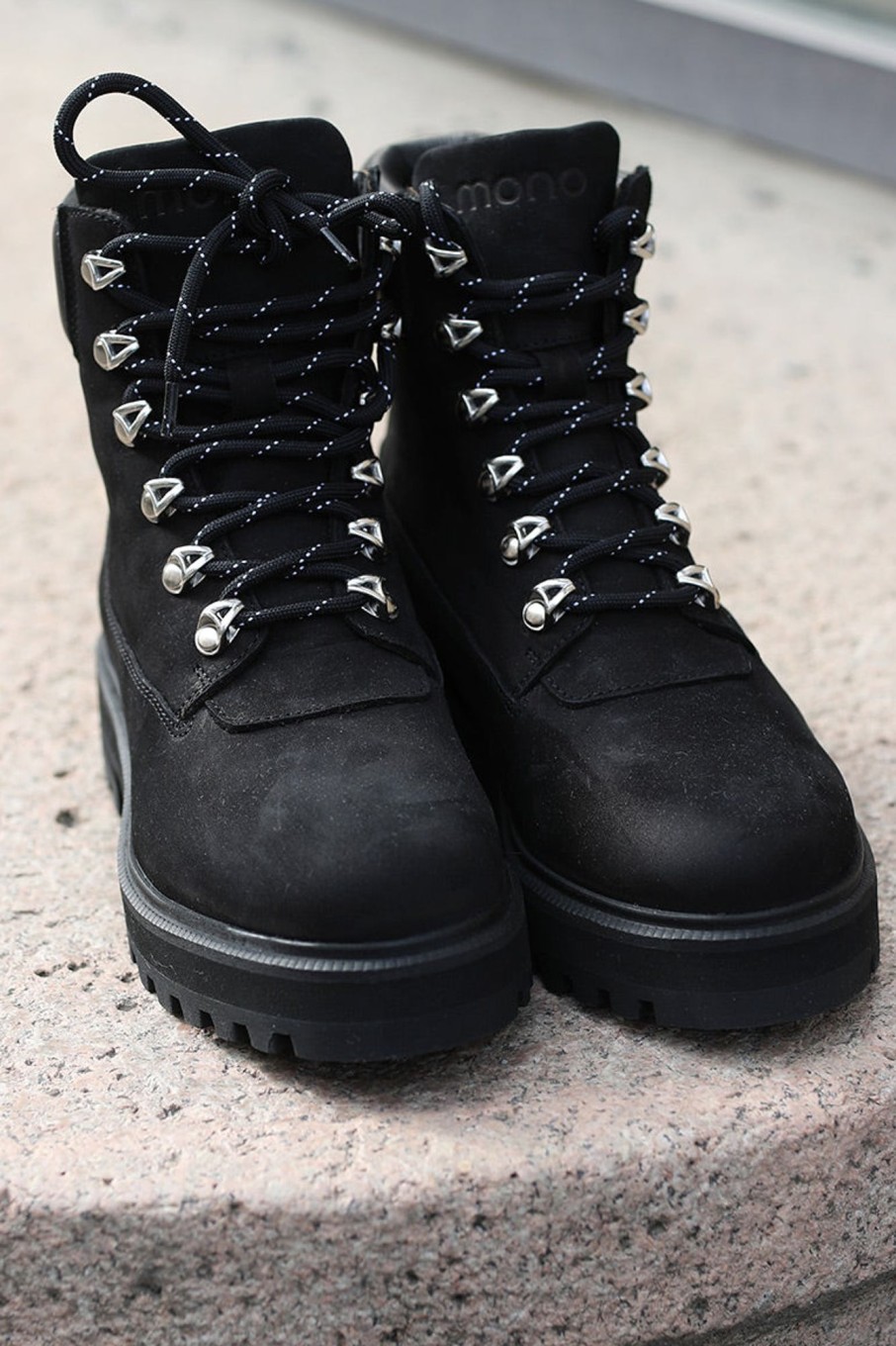 Tilbehor Mono | Dici Nubuck Boots Black