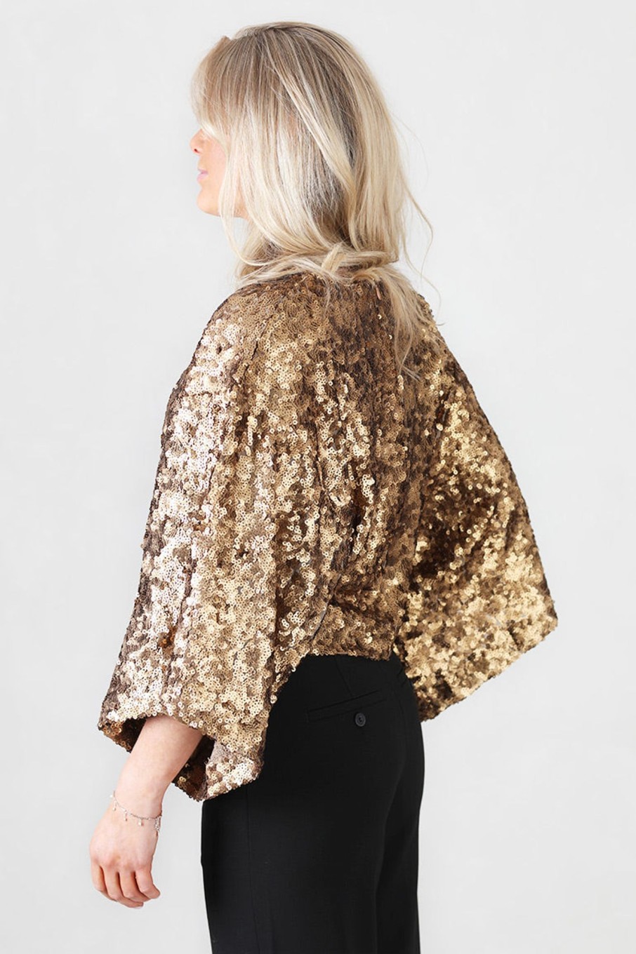 Klaer ByTiMo | Sequins Top Golden