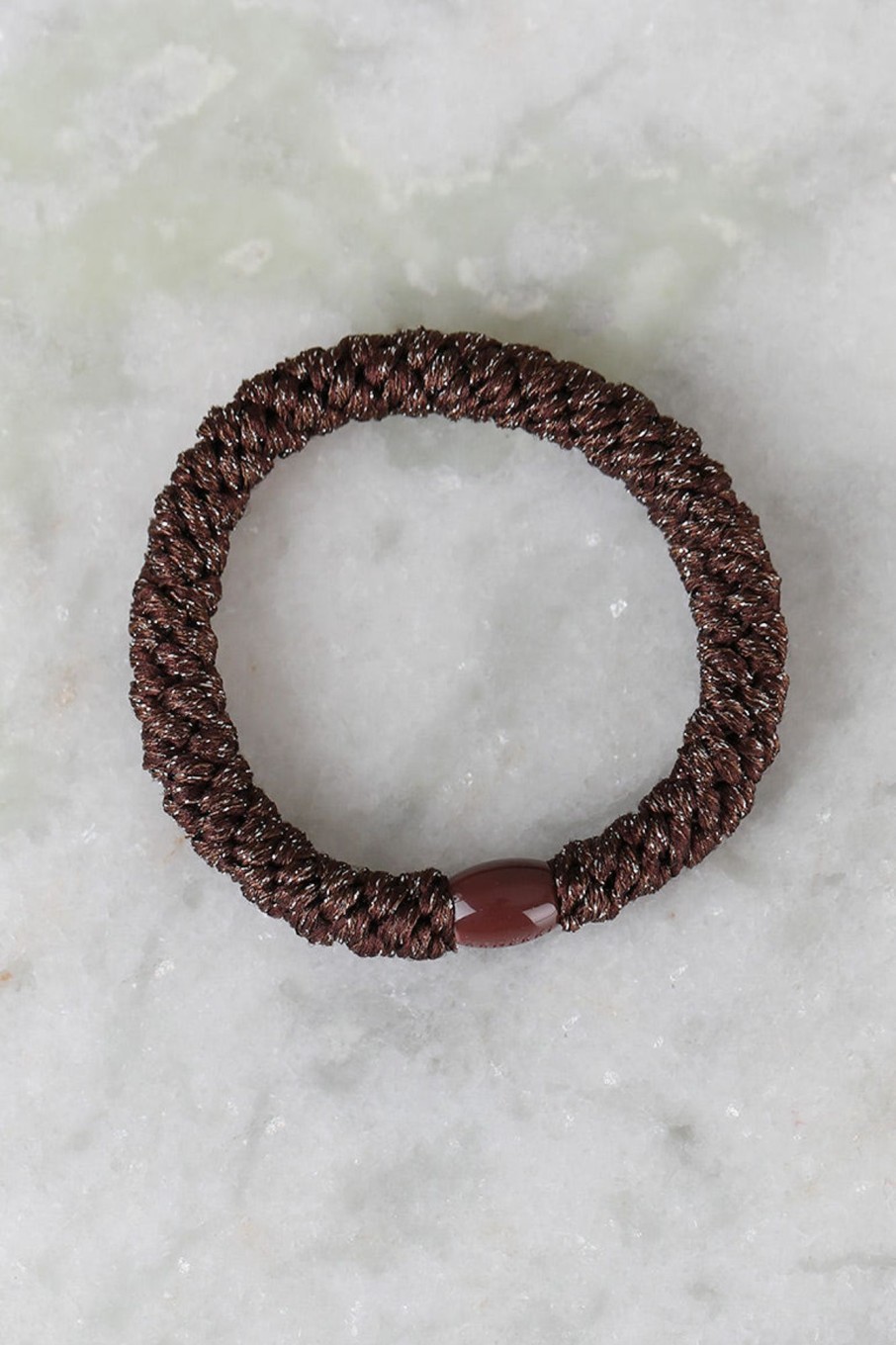 Tilbehor Bondep | Kknekki Hair Tie Brown Glitter