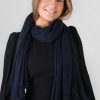 Tilbehor Natura Cashmere | Luxury Scarf Milano Navy