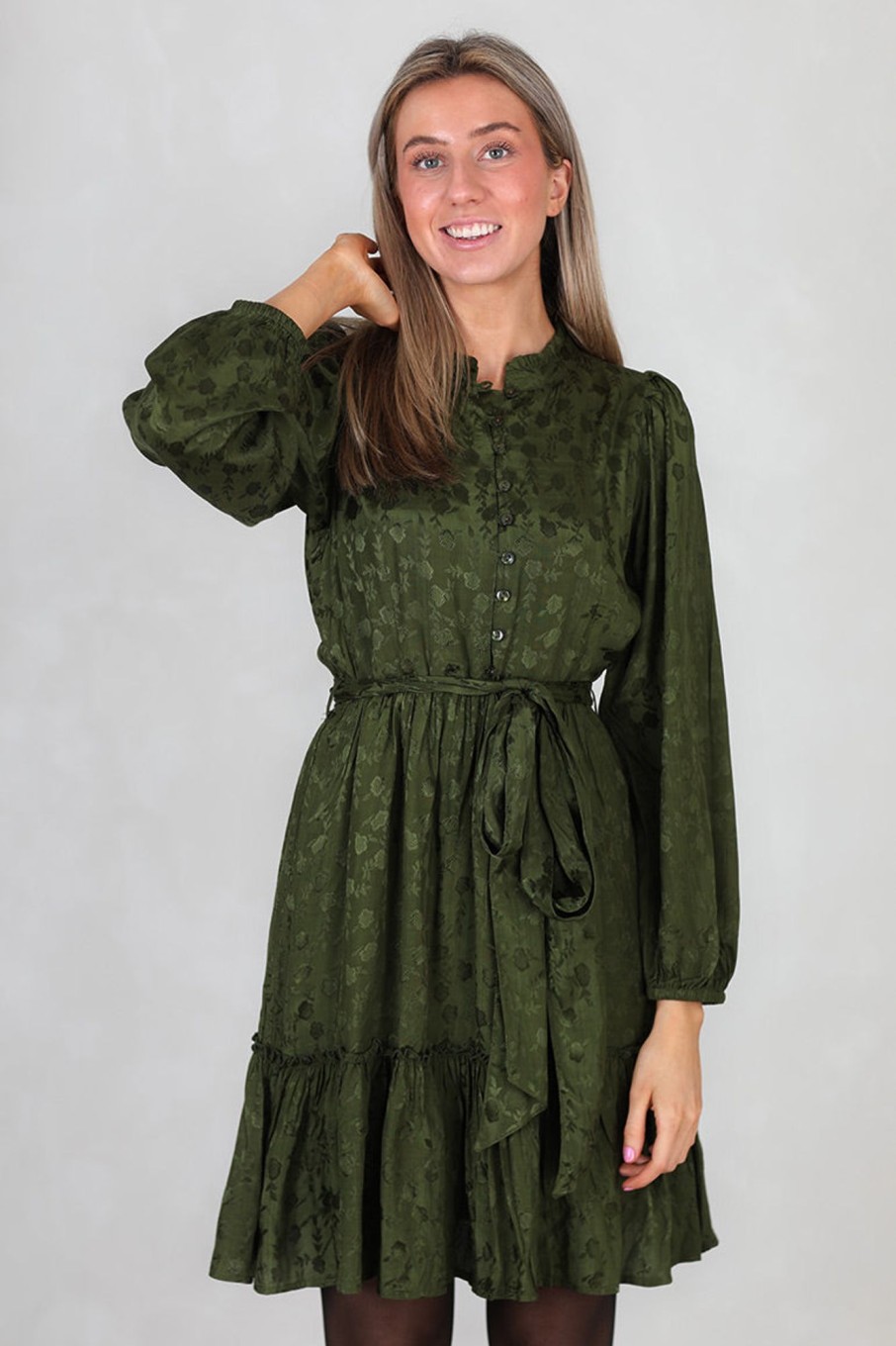 Klaer Missmaya | River Dress India Green