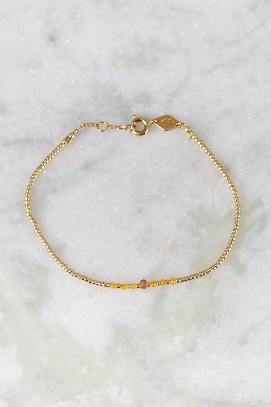 Tilbehor Anni Lu | Bead And Gem Bracelet Buttercup