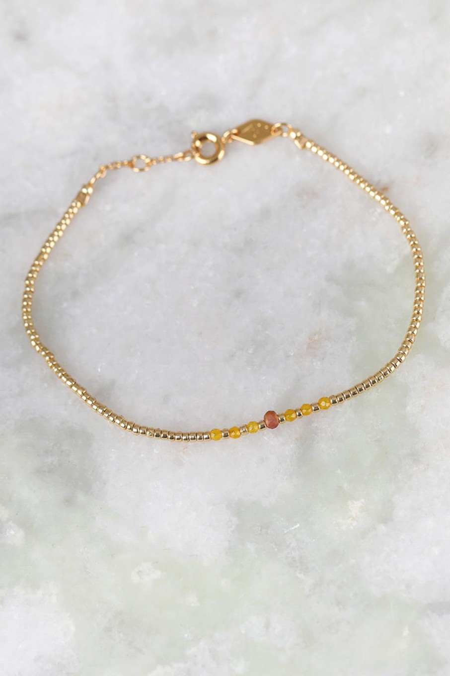 Tilbehor Anni Lu | Bead And Gem Bracelet Buttercup