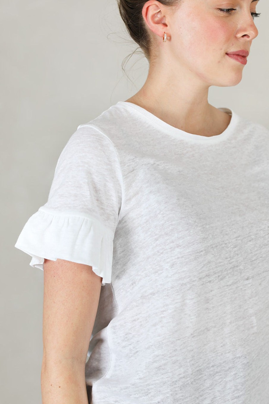 Klaer Ella u0026 il | Lara Linen White Tee