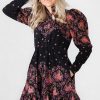 Klaer ByTiMo | Baby Cord Mini Dress Black Paisley