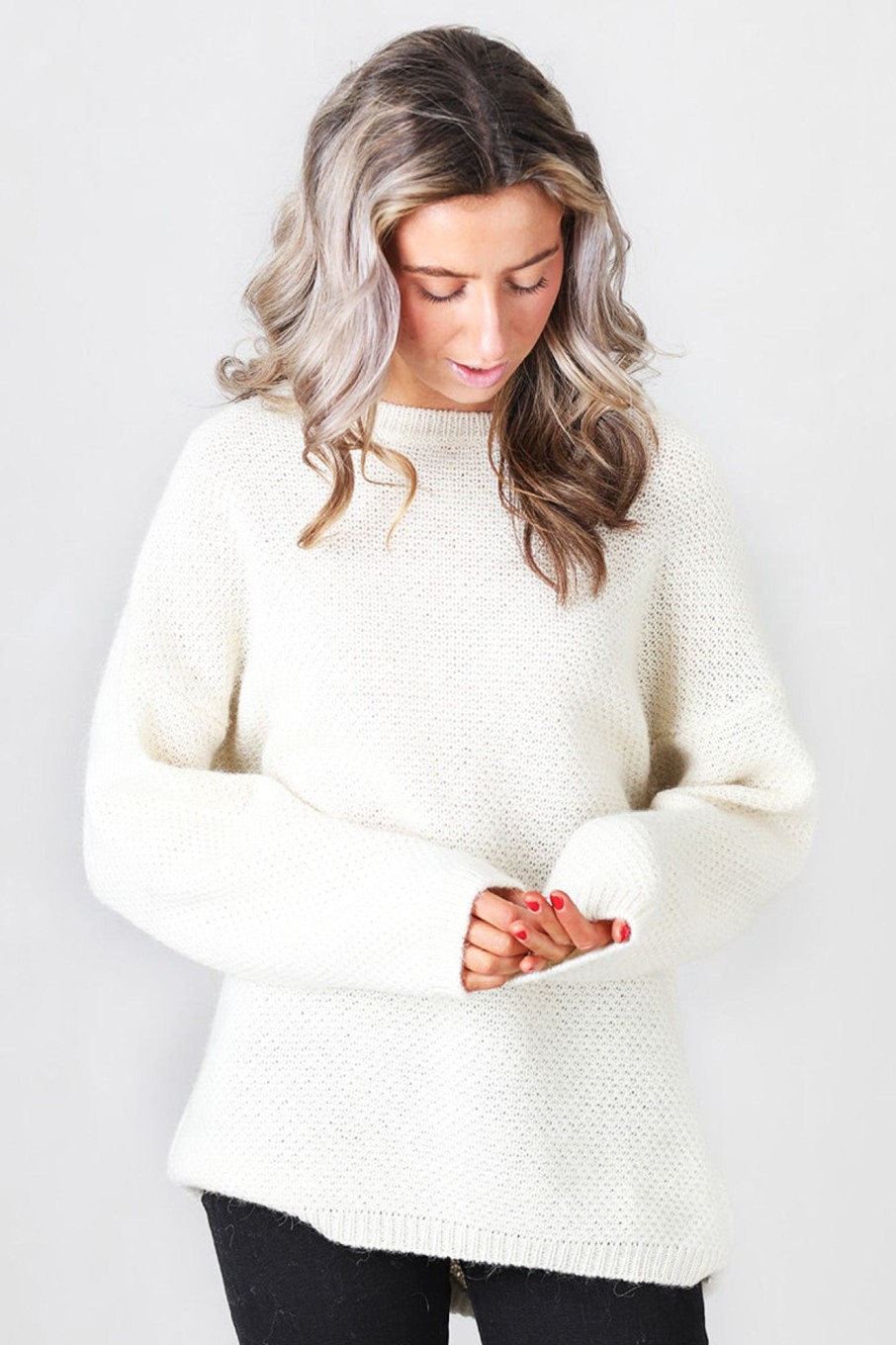 Klaer Gai + Lisva | Martina Knit Pullover Offwhite