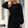 Klaer Missmaya | Helene Knit Dress Black