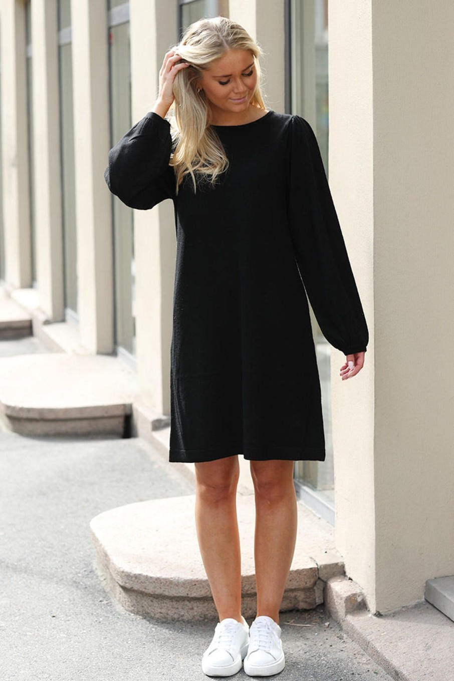 Klaer Missmaya | Helene Knit Dress Black