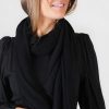 Tilbehor Natura Cashmere | Luxury Scarf Milano Black