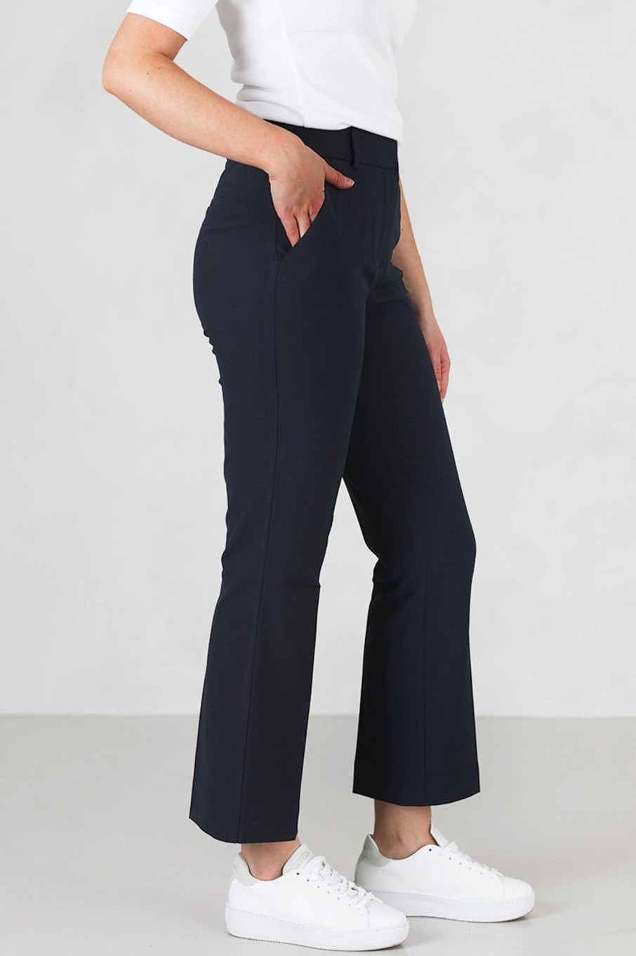 Klaer Five Units | Clarafv Crop Navy Glow Pants