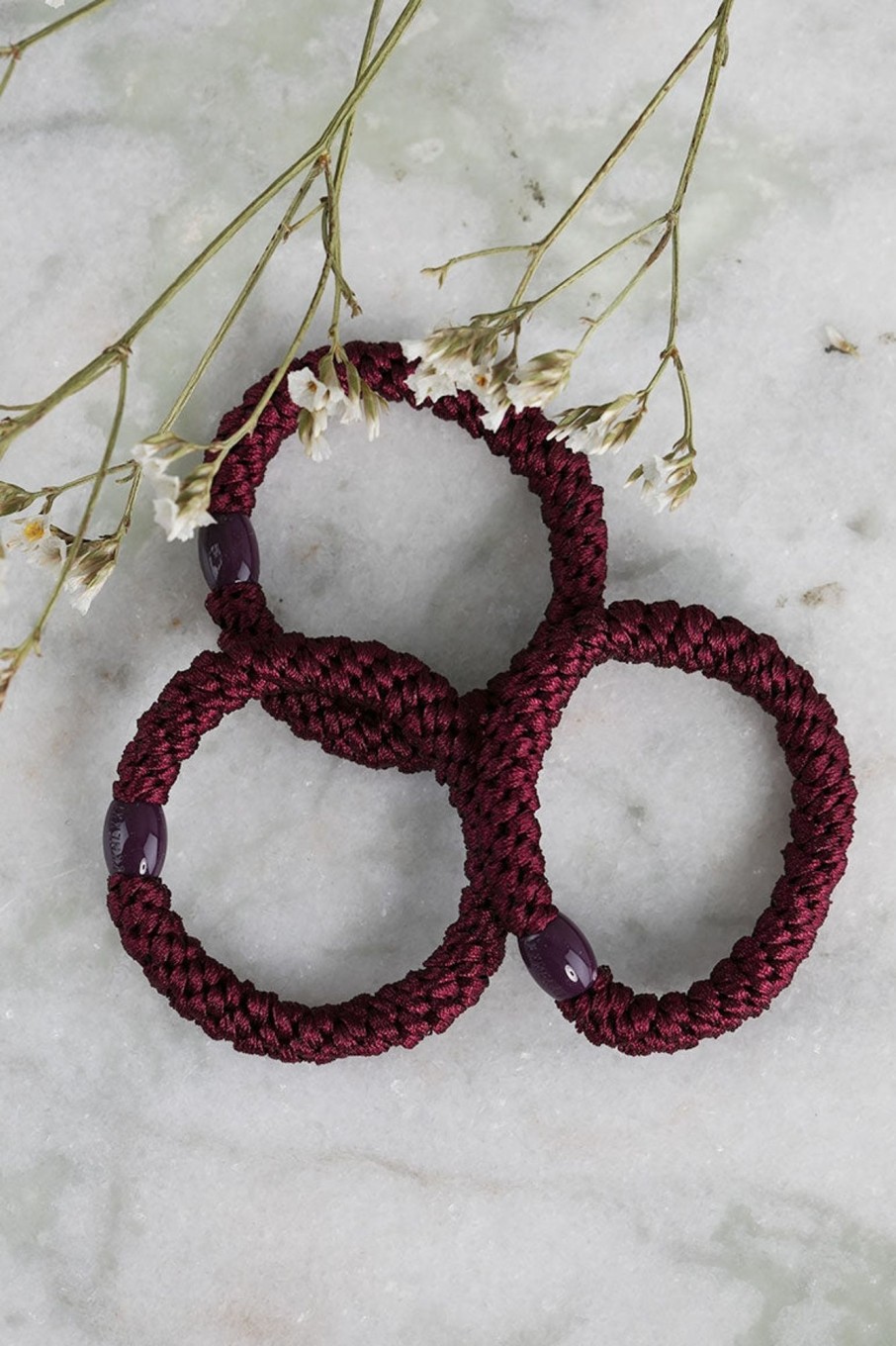 Tilbehor Bondep | Kknekki Hair Tie Bordeaux