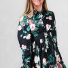 Klaer ByTiMo | Poplin Mini Dress Midnight Roses