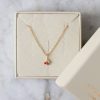 Tilbehor Enamel Copenhagen | Cherry Necklace Coral