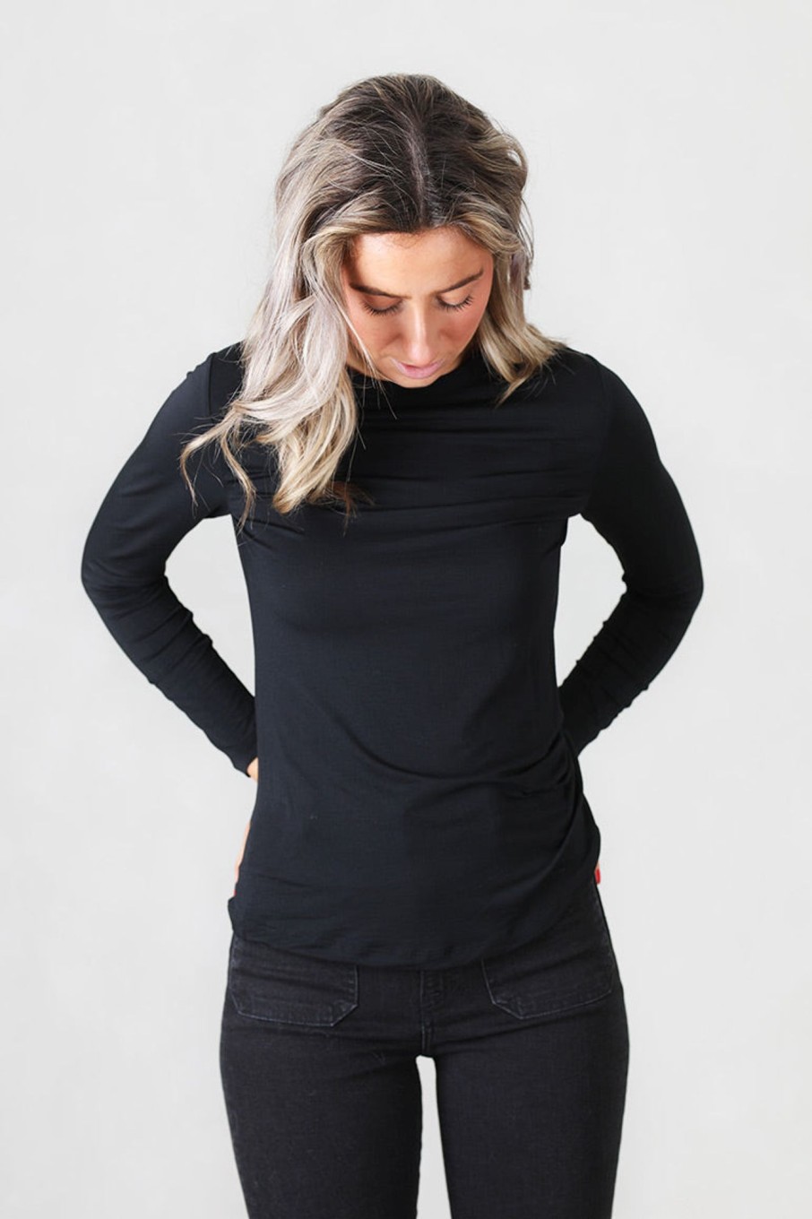 Klaer Ella u0026 il | Jannicke Modal Longsleeve Black