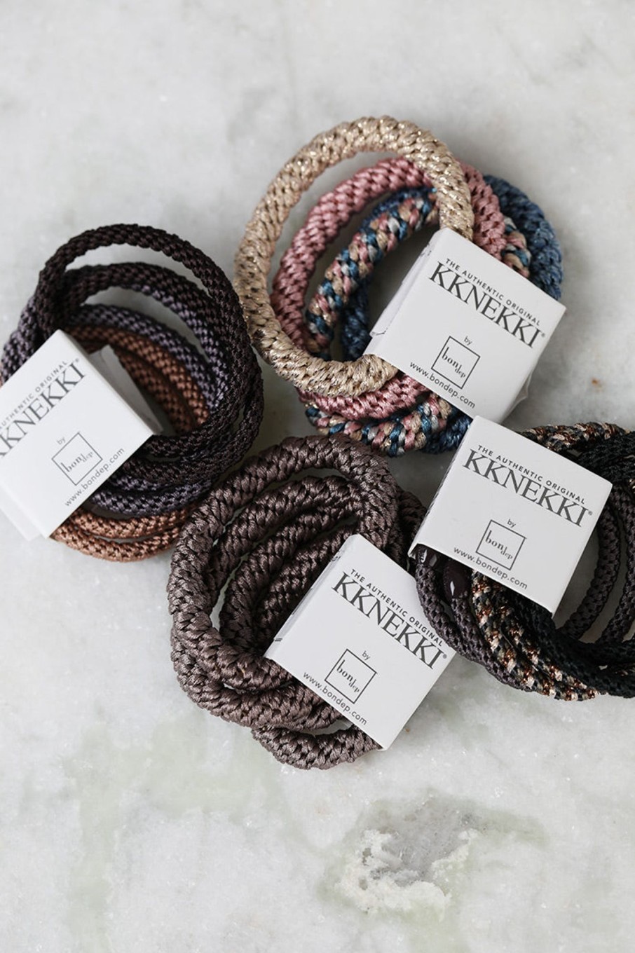 Tilbehor Bondep | Kknekki Hair Tie Bundle 24 Muldvarp