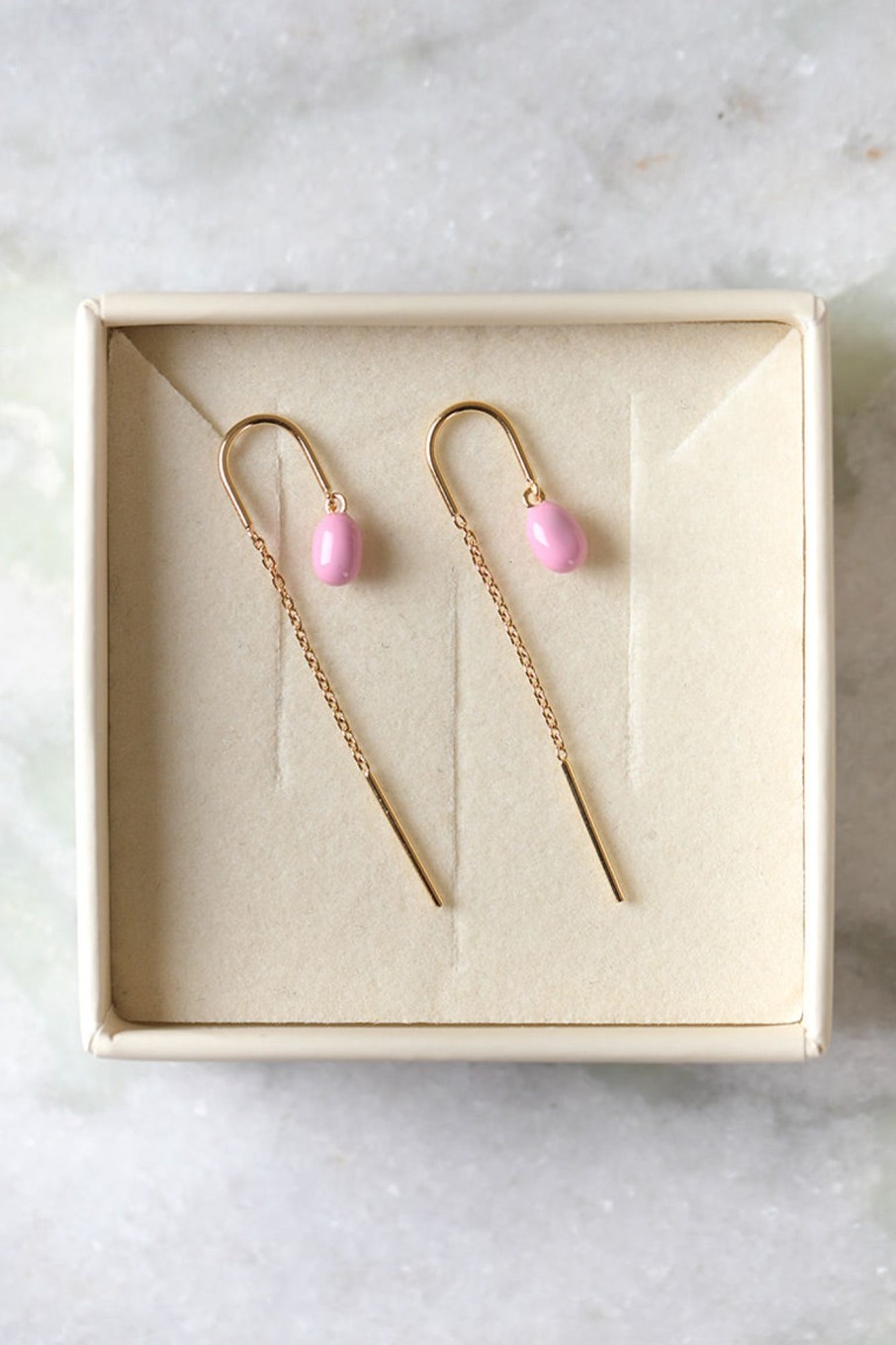 Tilbehor Enamel Copenhagen | Eleanor Earring Light Pink