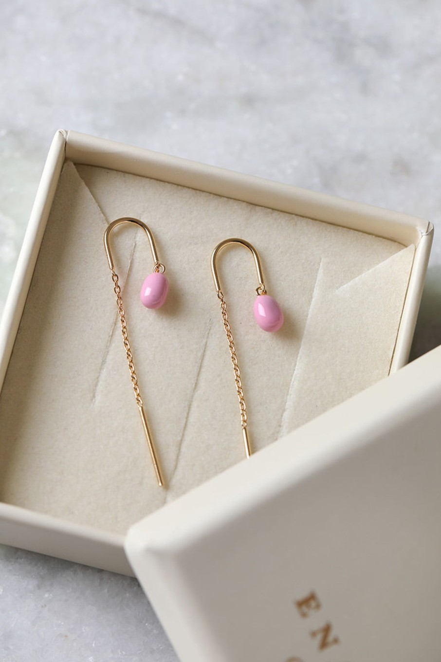 Tilbehor Enamel Copenhagen | Eleanor Earring Light Pink