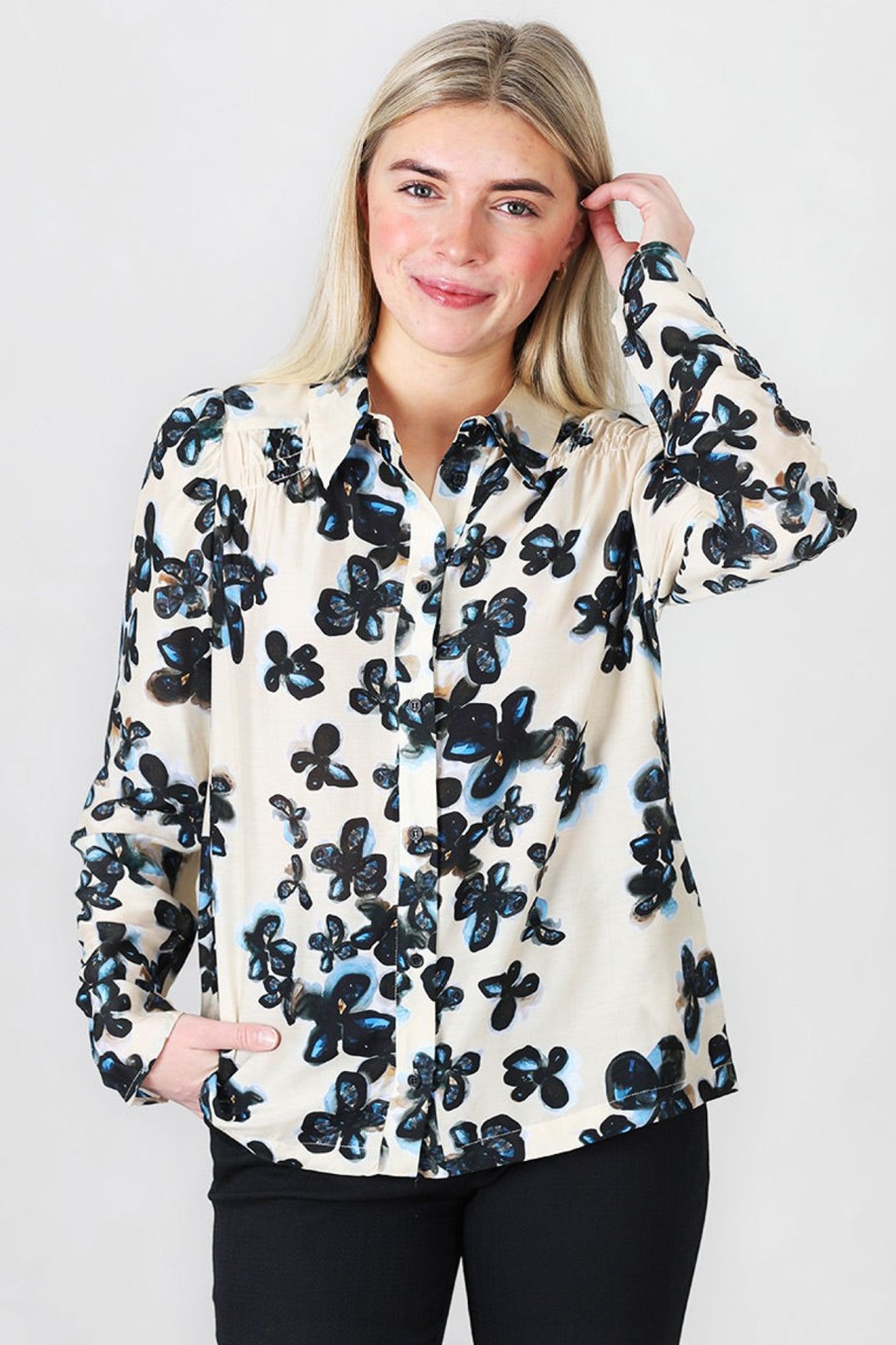 Klaer Munthe | Liella Blouse Blue