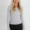 Klaer Gai + Lisva | Amalie Light Grey Melange Longsleeve