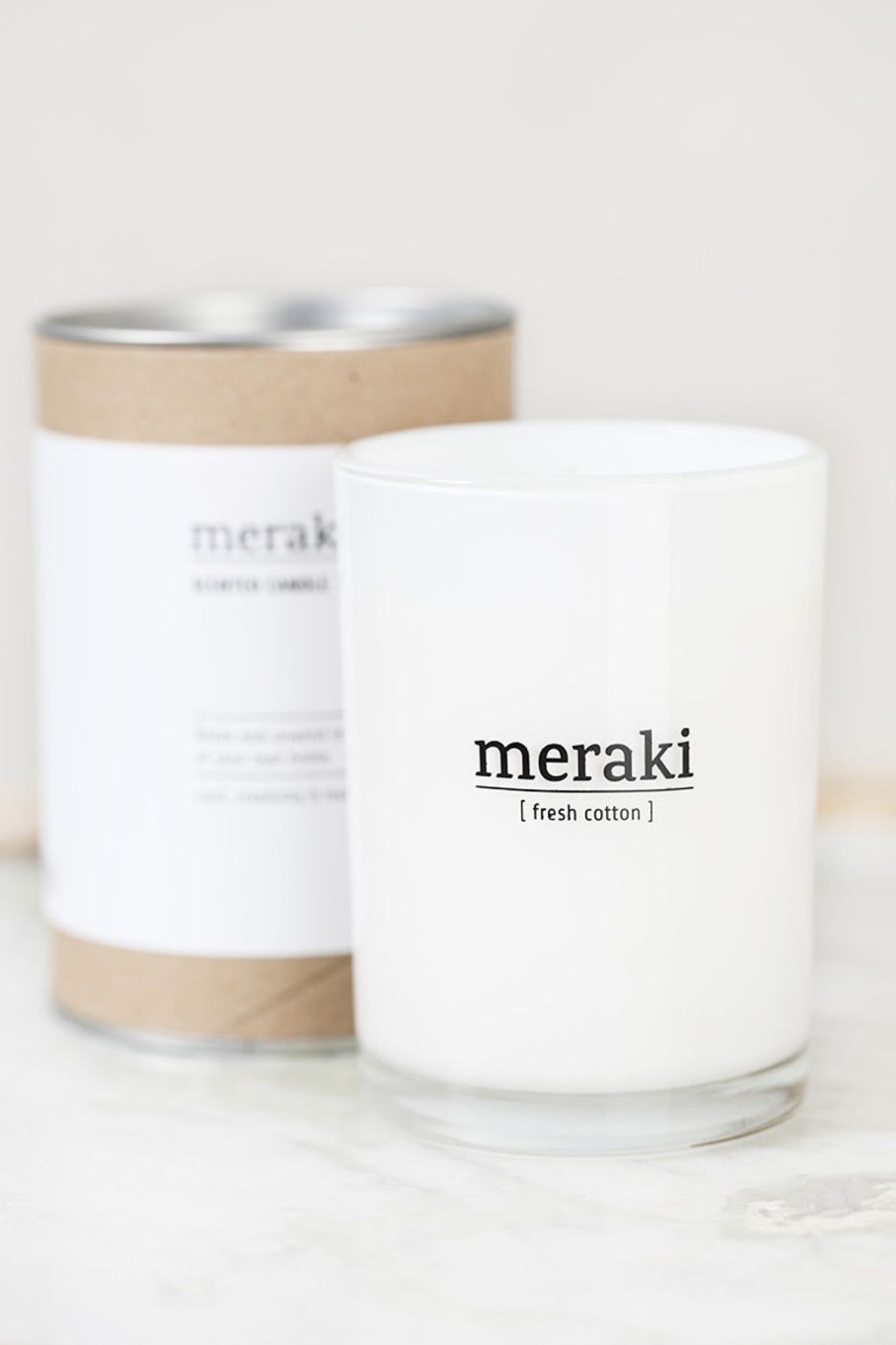 Tilbehor Meraki | Scented Candle Fresh Cotton