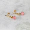 Tilbehor Anni Lu | Turret Shell Earring Seashell Pink