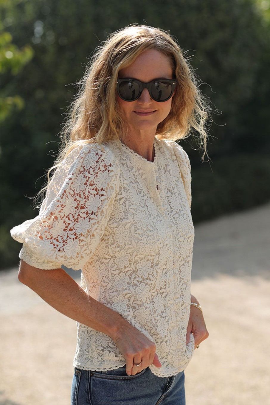 Klaer ByTiMo | Crochet Blouse Offwhite