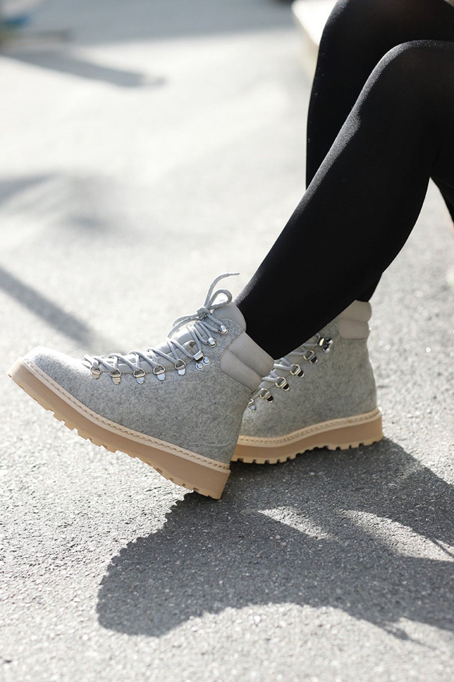 Tilbehor Mono | Hiking Boots Divina Light Grey