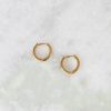 Tilbehor Enamel Copenhagen | Classic Hoops Gold 8 Mm