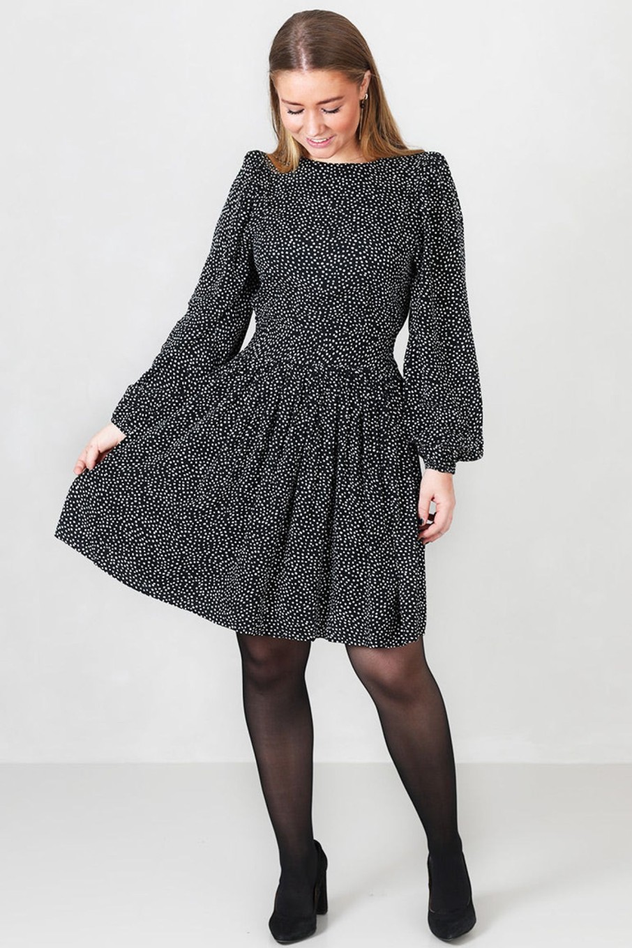 Klaer Norr | Sabby Dress Black Print