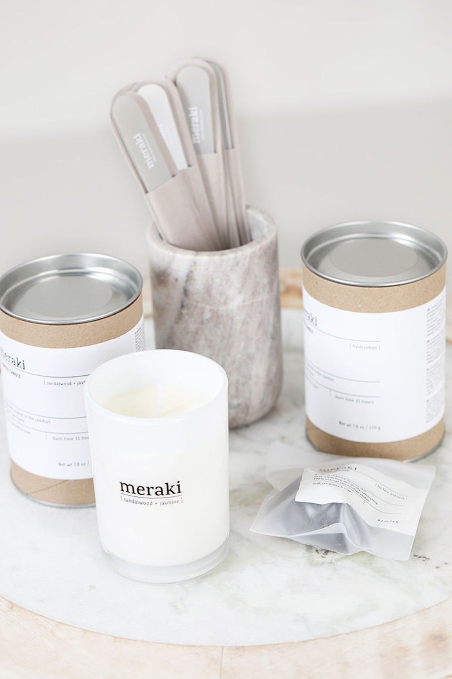 Tilbehor Meraki | Scented Candle Sandalwood U0026 Jasmine