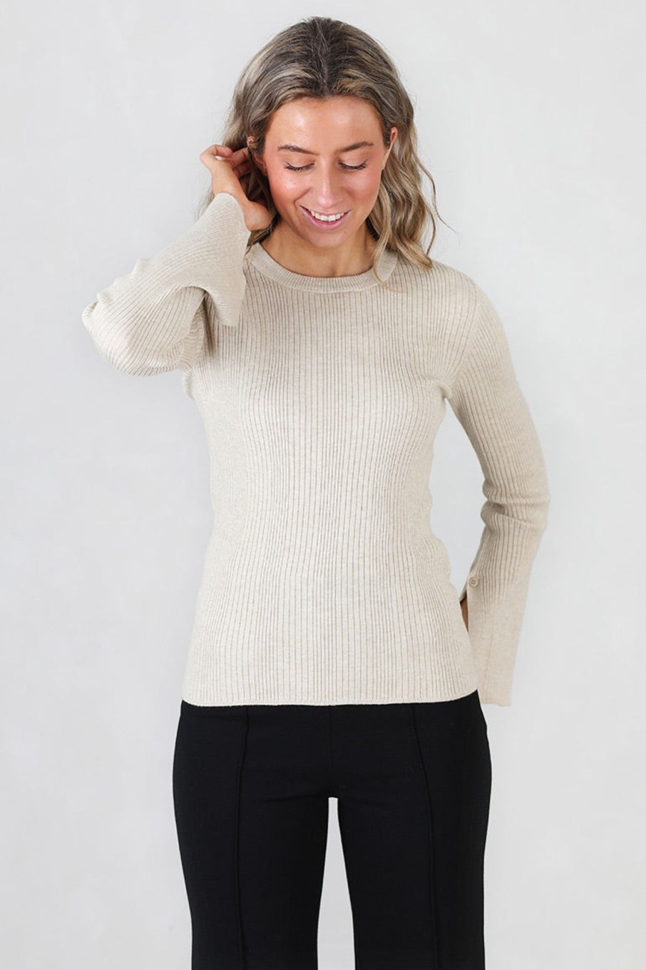 Klaer Moss | Vendela Rachelle Pullover Oatmeal Mlg