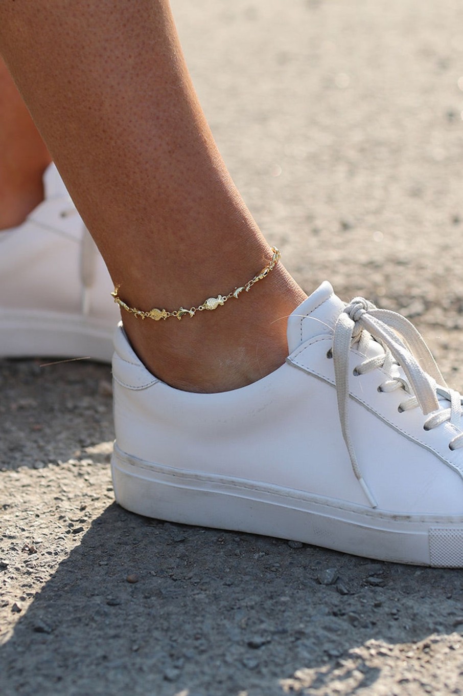 Tilbehor Anni Lu | Summerstuff Anklet Gold