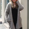 Klaer Cathrine Hammel | Mohair Demi Shawl Cardigan Taupe