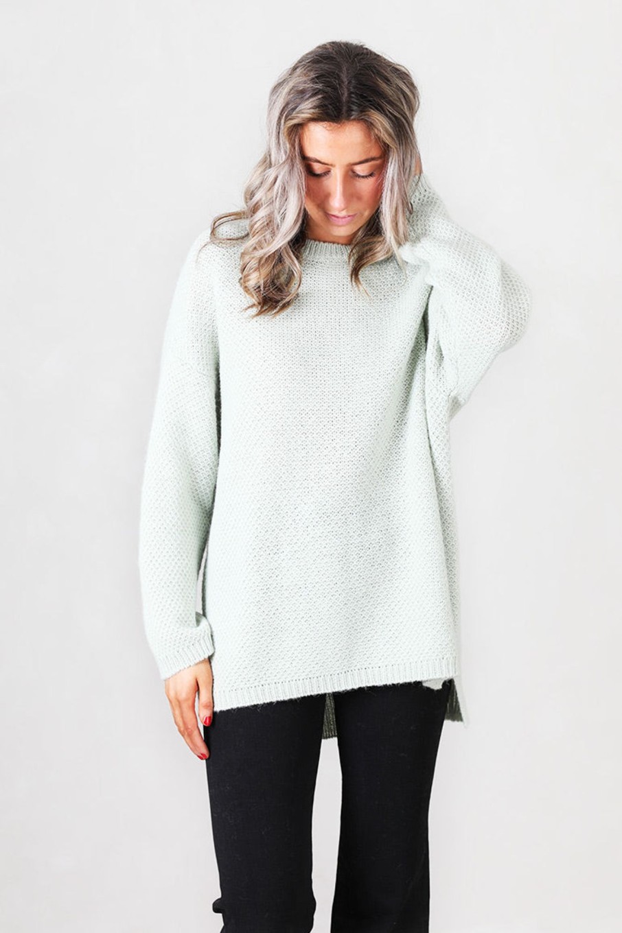 Klaer Gai + Lisva | Martina Knit Pullover Mint