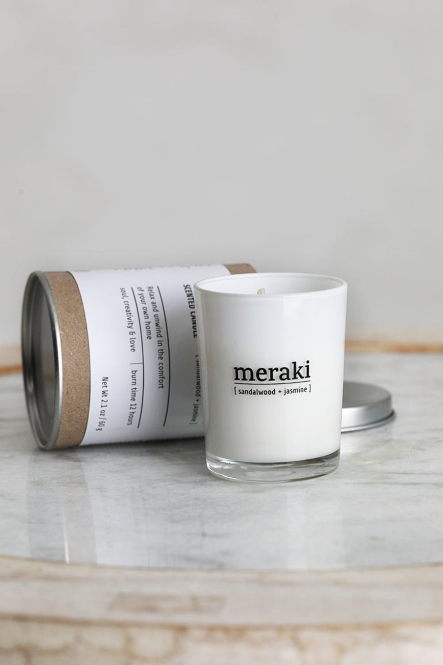 Tilbehor Meraki | Scented Candle Sandalwood Jasmin