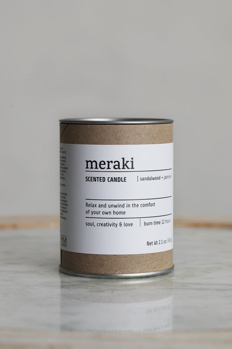 Tilbehor Meraki | Scented Candle Sandalwood Jasmin