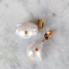 Tilbehor Anni Lu | Baroque Pearl Bling Earrings