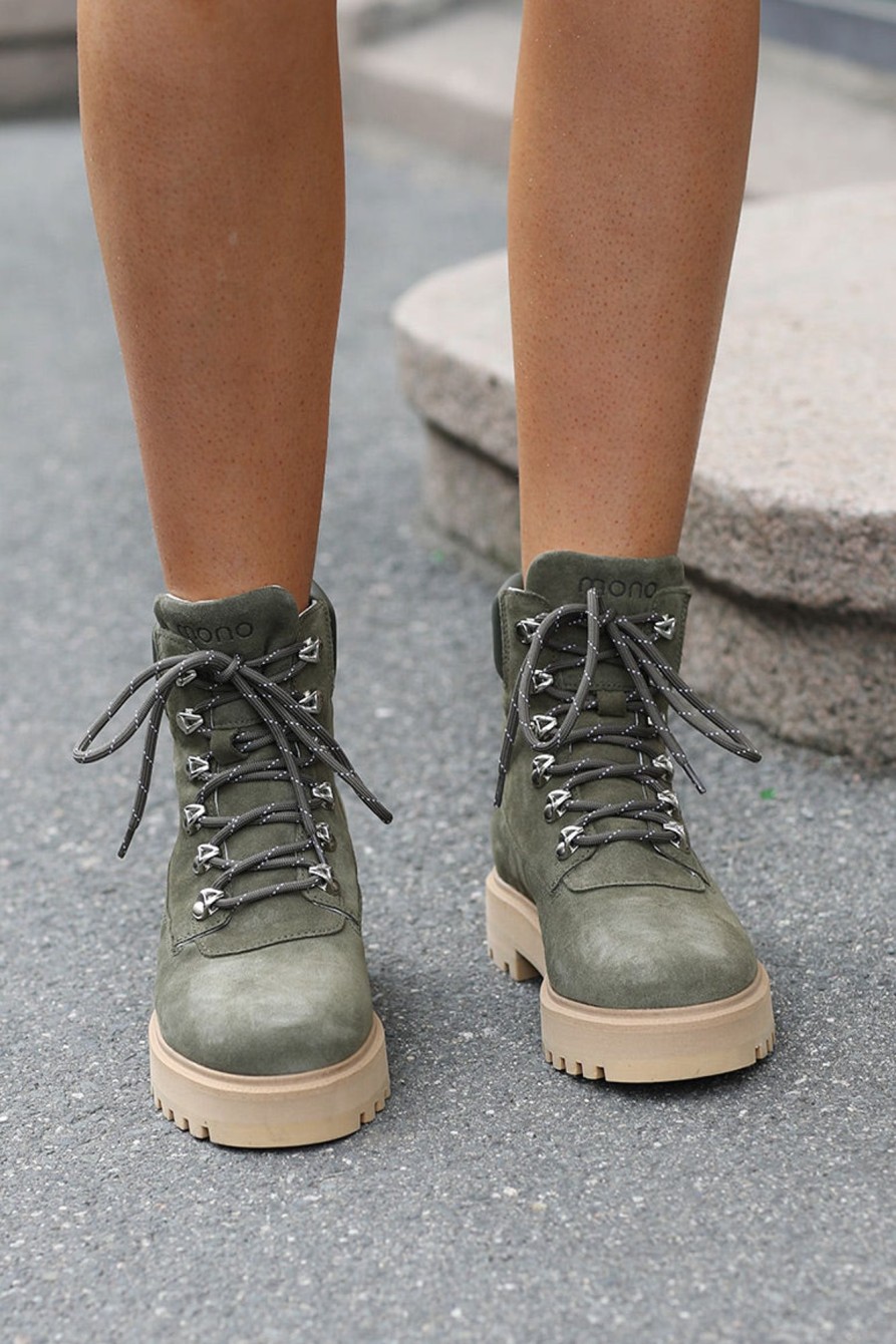 Tilbehor Mono | Dici Nubuck Boots Forest