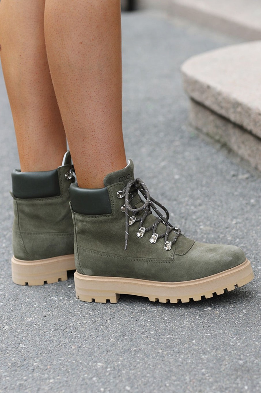 Tilbehor Mono | Dici Nubuck Boots Forest