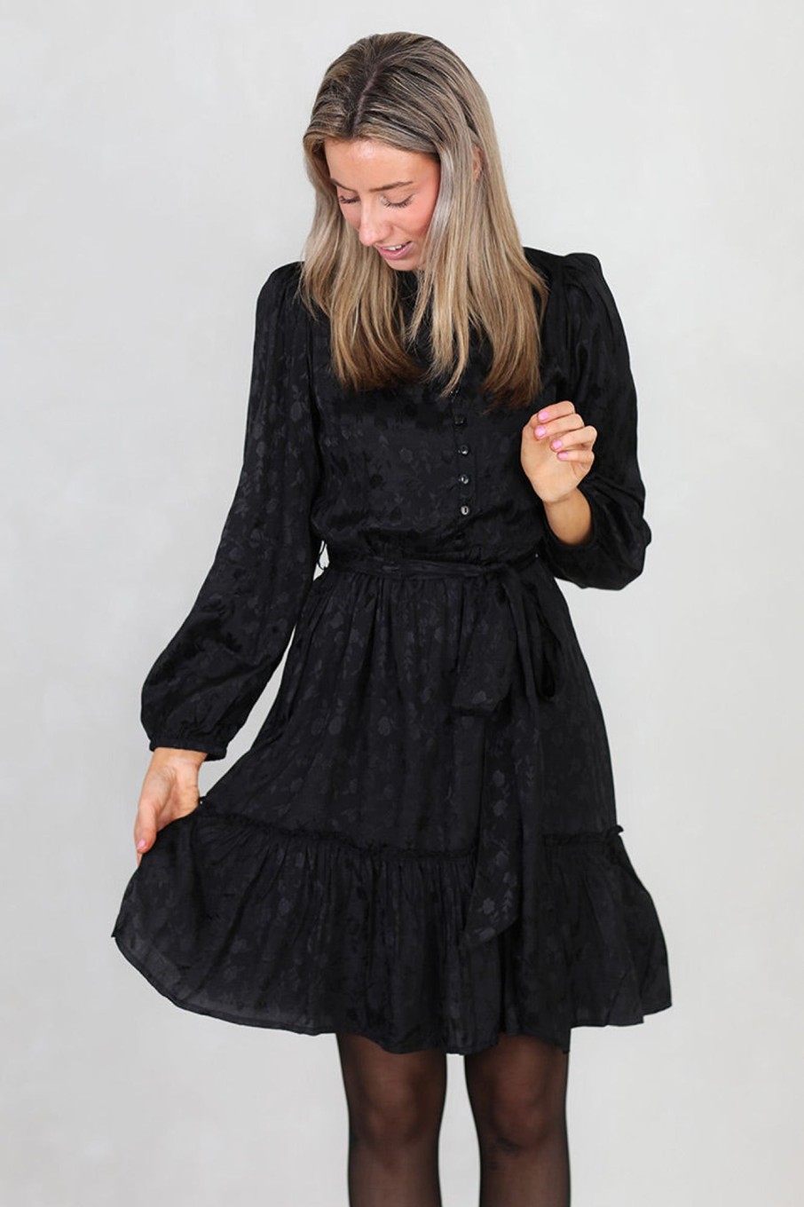 Klaer Missmaya | River Dress Jet Black