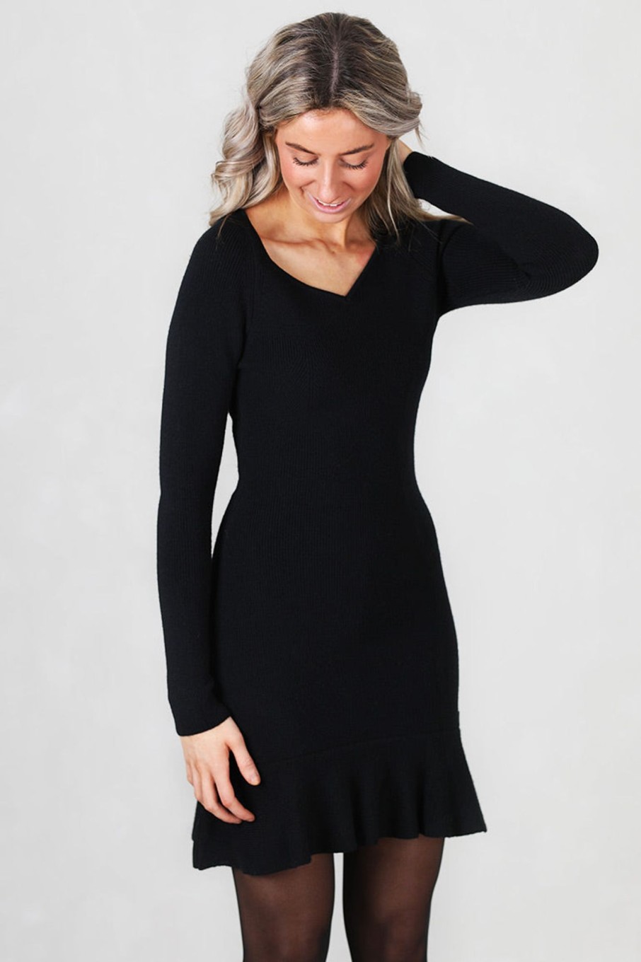 Klaer Ella u0026 il | Malin Merino Dress Black