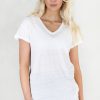 Klaer Gai + Lisva | Simone Linen Tee White