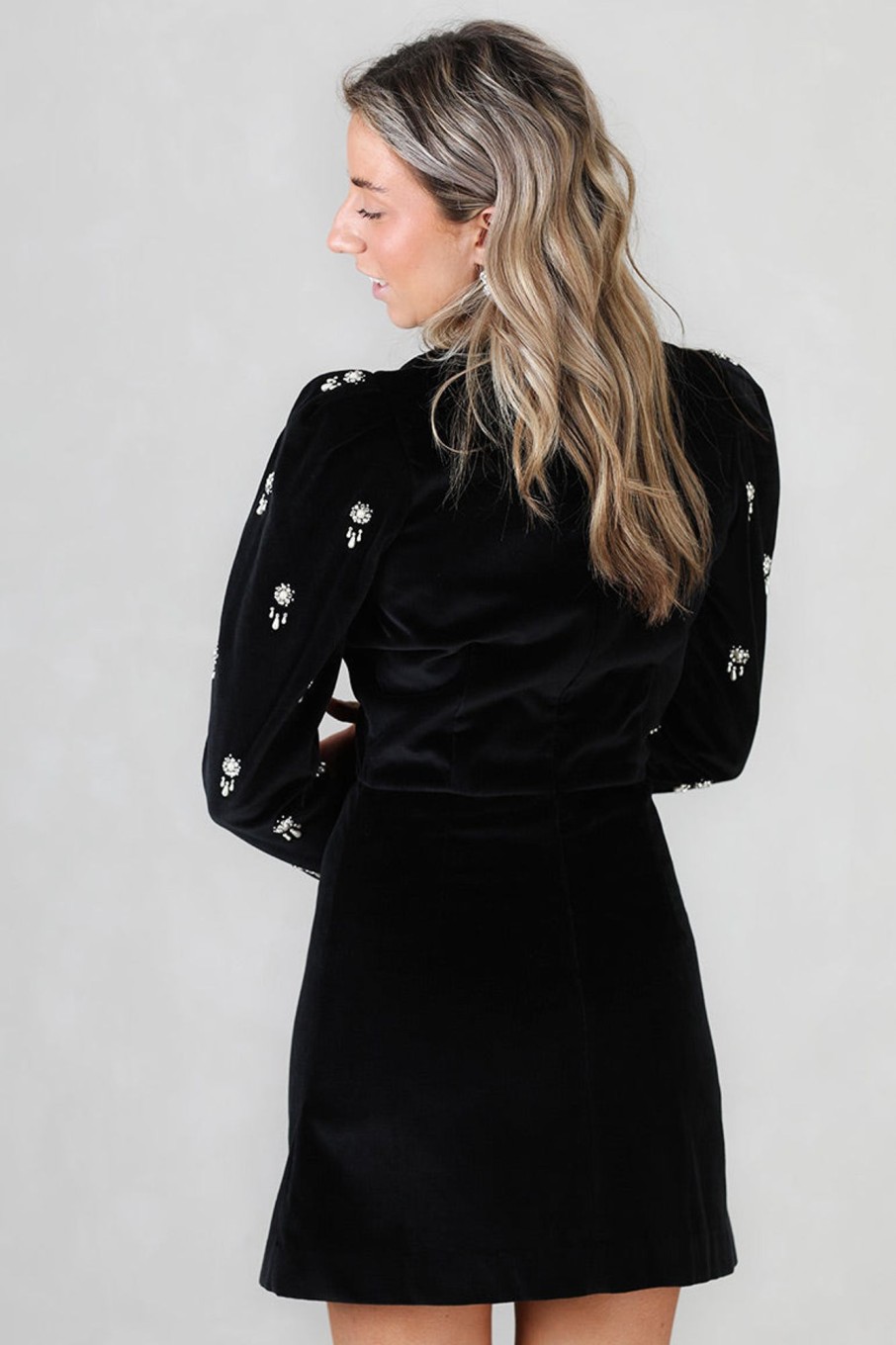 Klaer Pia Tjelta | Edith Black Embellished Dress