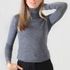 Klaer Julie Josephine | Camilla Wool Polo Mid Grey