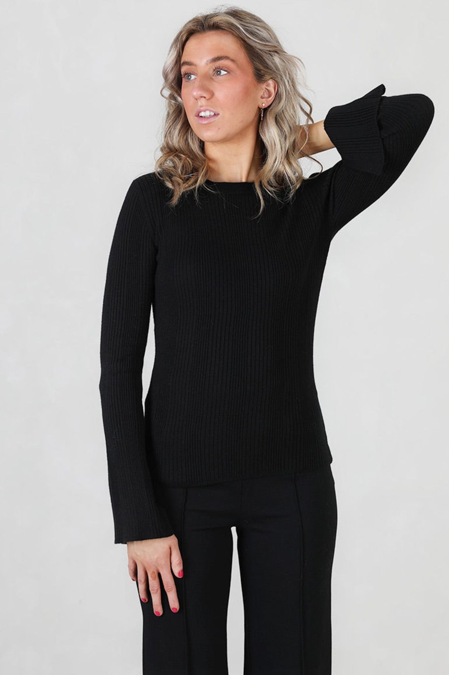 Klaer Moss | Vendela Rachelle Pullover Black