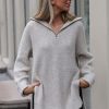 Klaer Moss | Devion Pullover Oatmeal/Cocoa