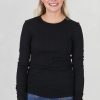 Klaer Gai + Lisva | Thyra L/S Cotton Top Black