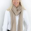 Tilbehor Natura Cashmere | Asta Light Beige Scarf